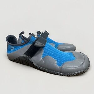 NRS Kicker Wetshoe Women 11‎ Blue Gray Neoprene Water Kayak Paddleboard Shoes